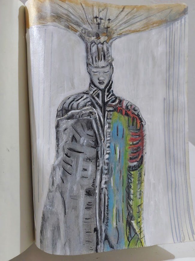 Drawing on Paper by Ines Grimaux