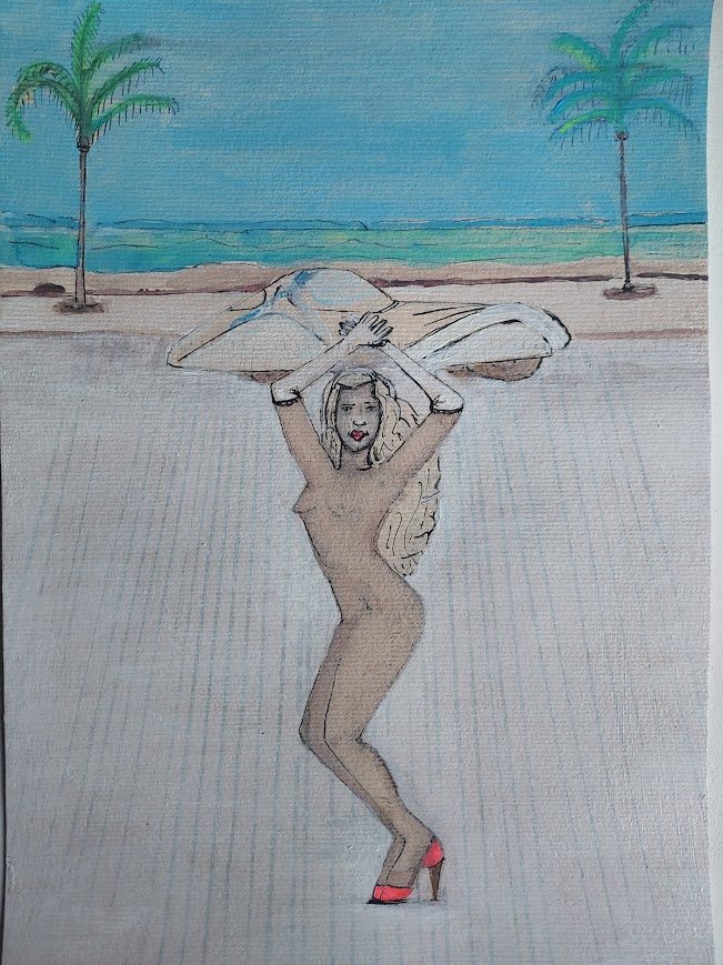 Drawing on Paper by Ines Grimaux