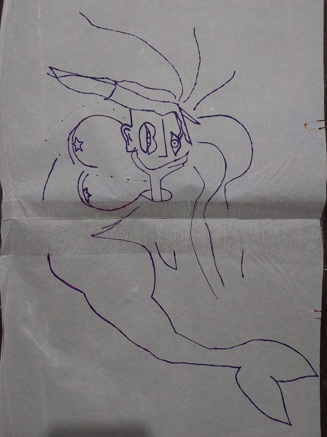 Drawing on Paper by Ines Grimaux
