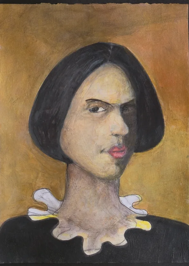 Study XIV - Painting on Paper by Ines Grimaux (2026)