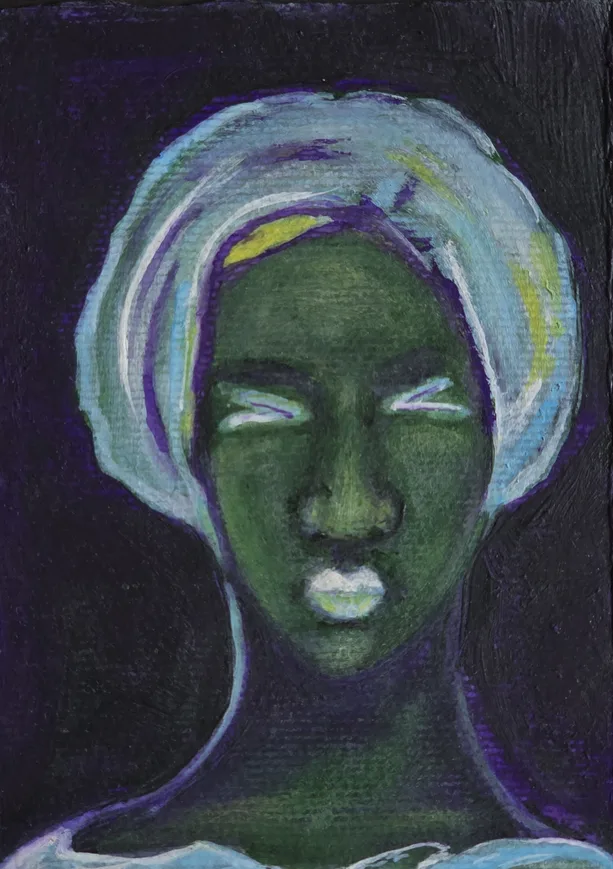 Study XVI - Painting on Paper by Ines Grimaux (2026)