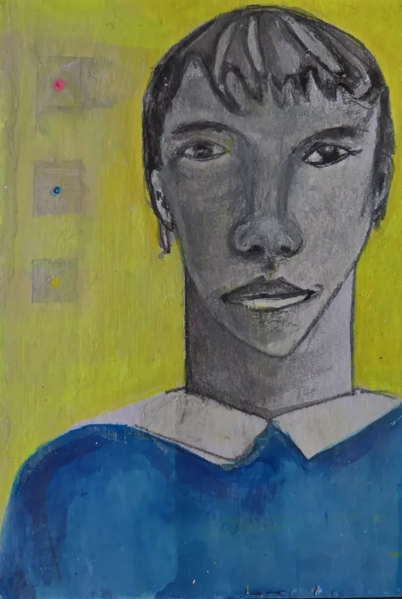 Study XVII - Painting on Paper by Ines Grimaux (2026)